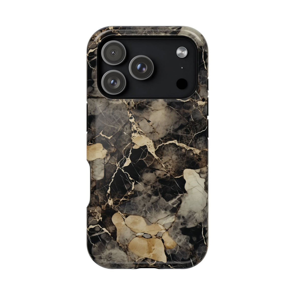 Black and gold marble MagSafe iPhone case — view 20