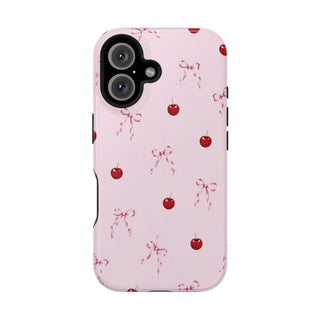 Cherries & Bows Phone Case — MagSafe Compatible