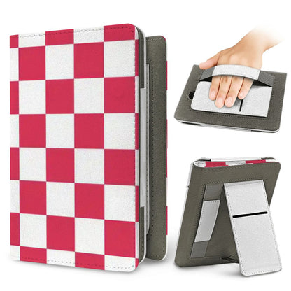 Red & White Checkerboard Kindle case for Kindle Paperwhite, view 2