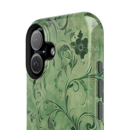 Moss Damask Phone Case — MagSafe Compatible
