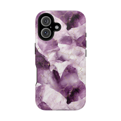 Amethyst marble MagSafe iPhone case — view 12