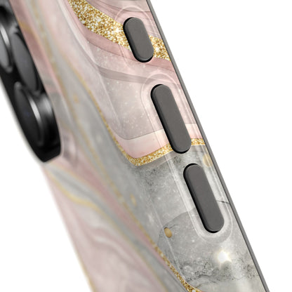 Rose quartz marble MagSafe iPhone case — view 28