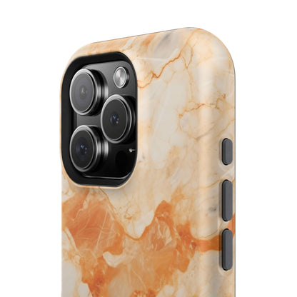 Apricot marble MagSafe iPhone case — view 6