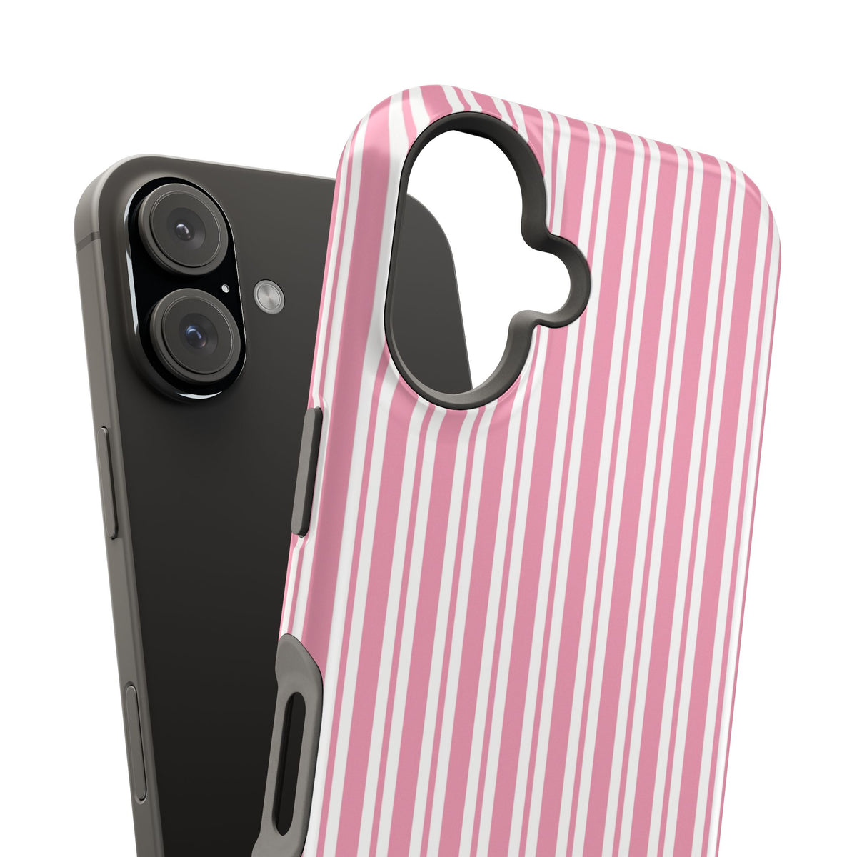 Pink Candy Stripe case, coquette gift for her