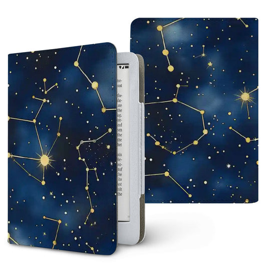 Celestial Constellations Kindle case, printed front and back, fits Kindle Paperwhite 6.8 and 7 inch and Colorsoft