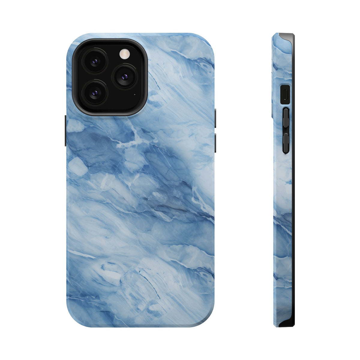 Blue marble MagSafe iPhone case — view 12