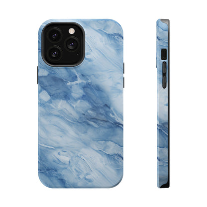 Blue marble MagSafe iPhone case — view 12