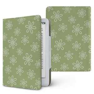 Line Daisy Kindle Case