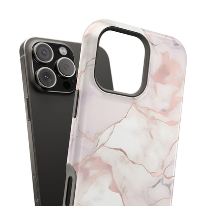 Blush marble MagSafe iPhone case — view 11