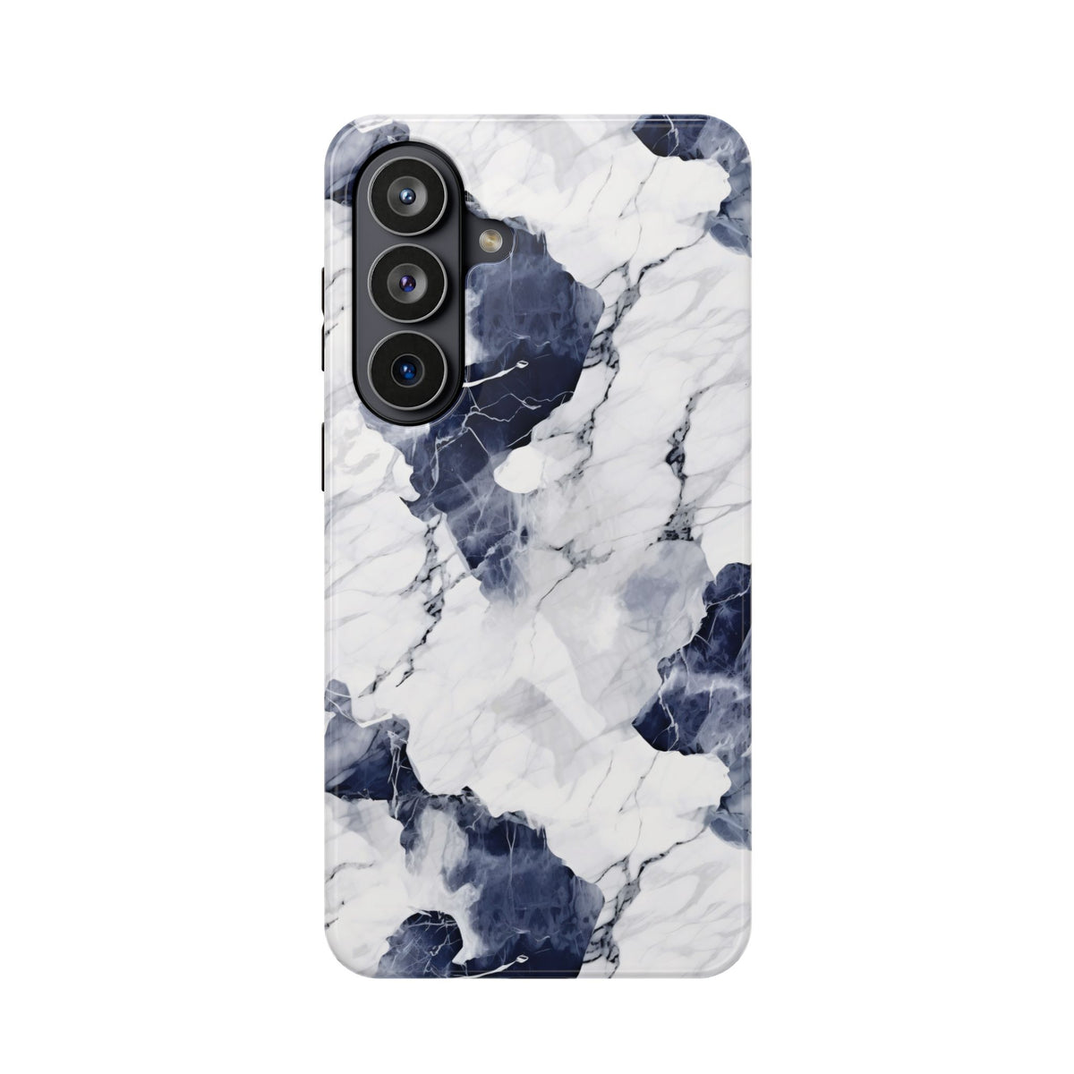 Navy marble MagSafe iPhone case — view 31