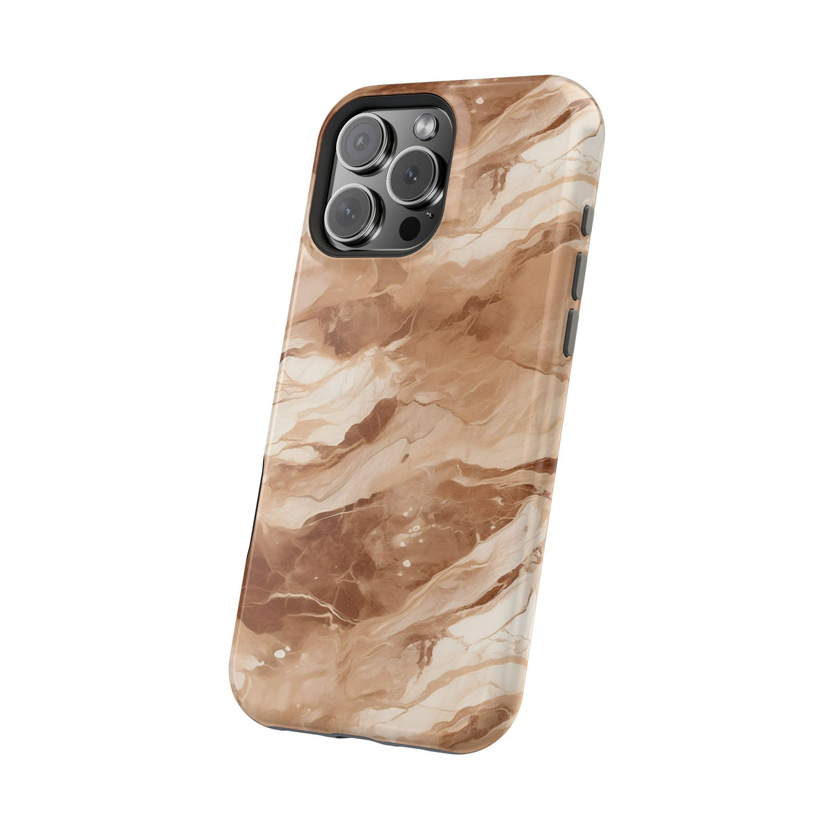 Caramel marble MagSafe iPhone case — view 33
