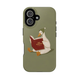 Reading Duck Phone Case — MagSafe Compatible