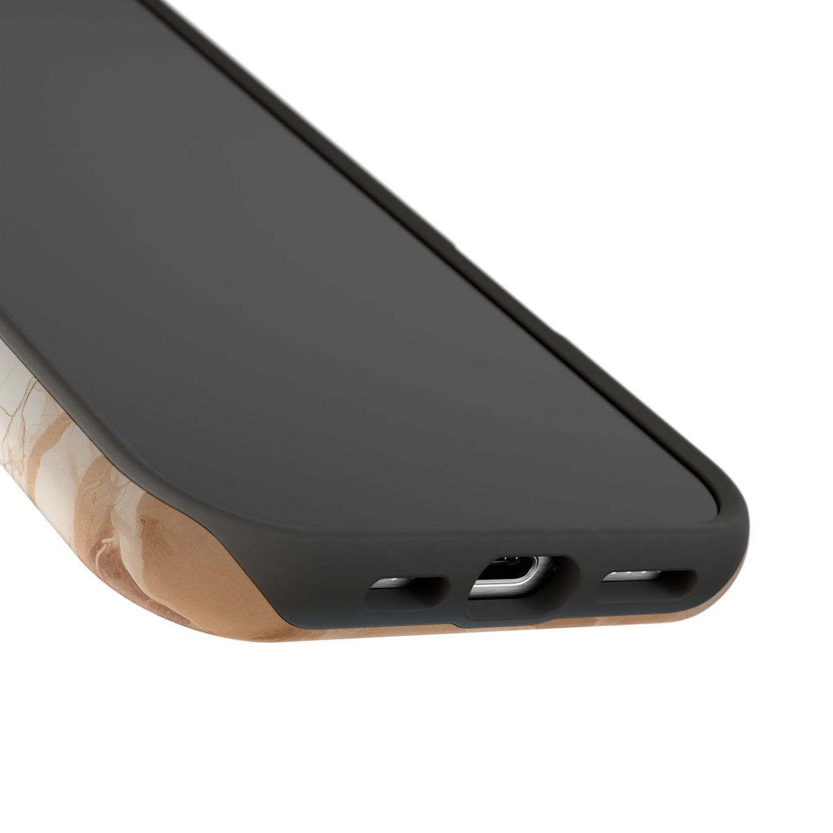Caramel marble MagSafe iPhone case — view 37