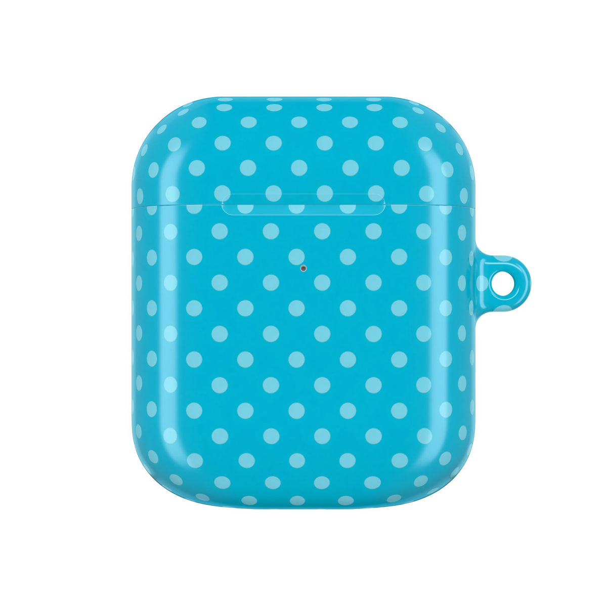 Turquoise Polka Dot AirPods Case