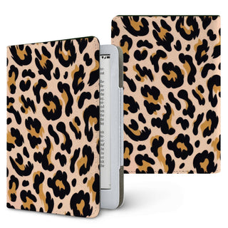 Blush Leopard Kindle case — pink leopard print, printed front and back