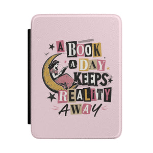 A Book a Day Keeps Reality Away Kindle Case