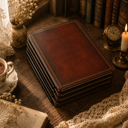Close-up of antique book Saffiano Kindle case