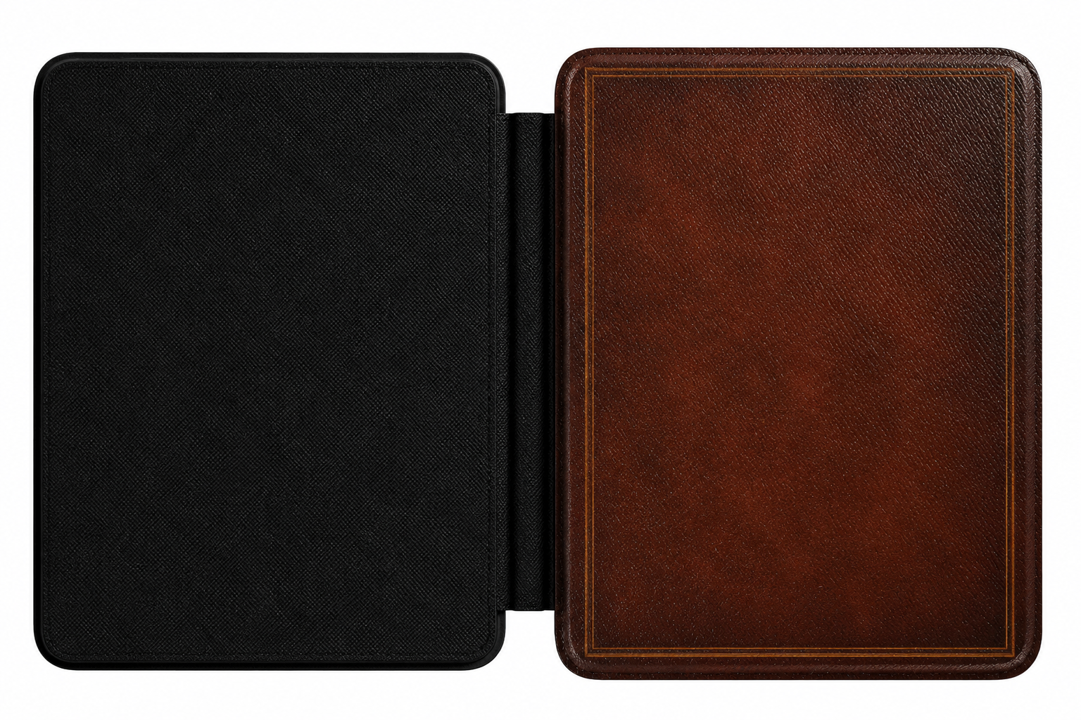 Antique book Kindle case front cover — vintage tooled book cover print