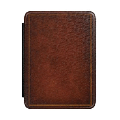 Antique book Kindle case — vintage tooled book cover print in Saffiano