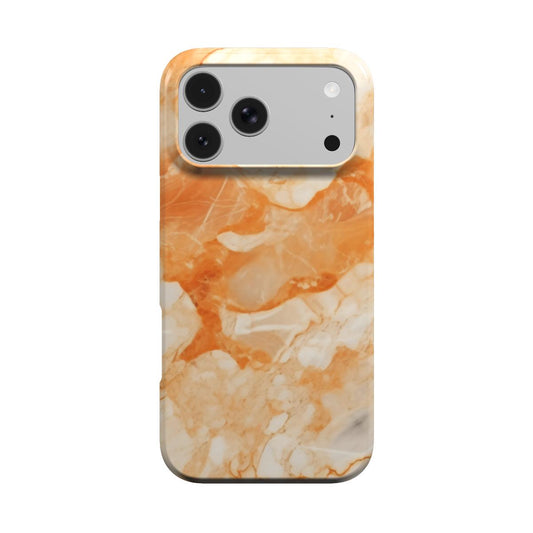 Apricot Marble phone case – MagSafe iPhone case, front view