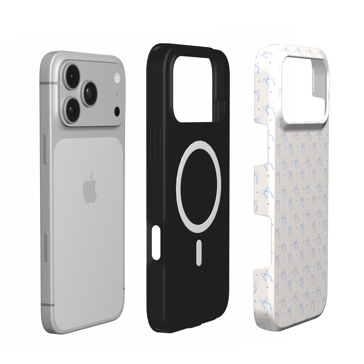 Blue Bow phone case – MagSafe iPhone case, second detail view
