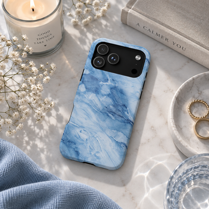 Blue Marble Phone Case — MagSafe Compatible