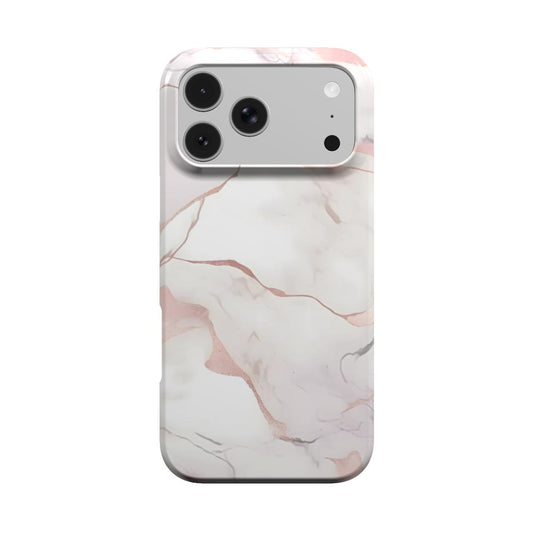 Blush Marble phone case – MagSafe iPhone case, front view