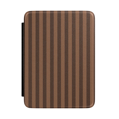 Brown Stripe Kindle case — heritage brown stripe print
