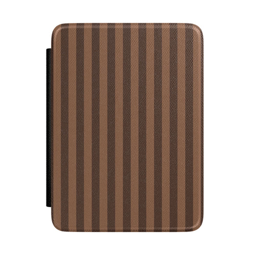 Brown Stripe Kindle case — heritage brown stripe print