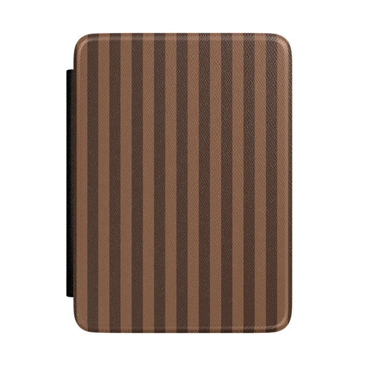 Brown Stripe Kindle case — heritage brown stripe print