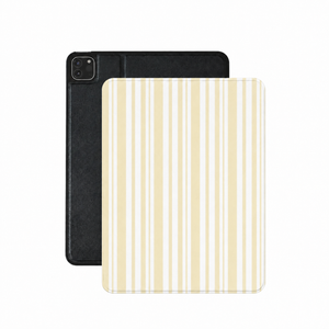 Butter Ticking Stripe iPad Case
