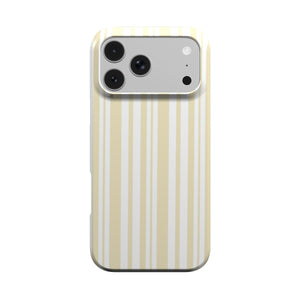 Butter Ticking Stripe Phone Case