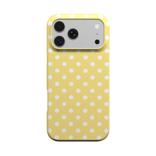 Buttermilk Dot phone case – MagSafe iPhone case, front view