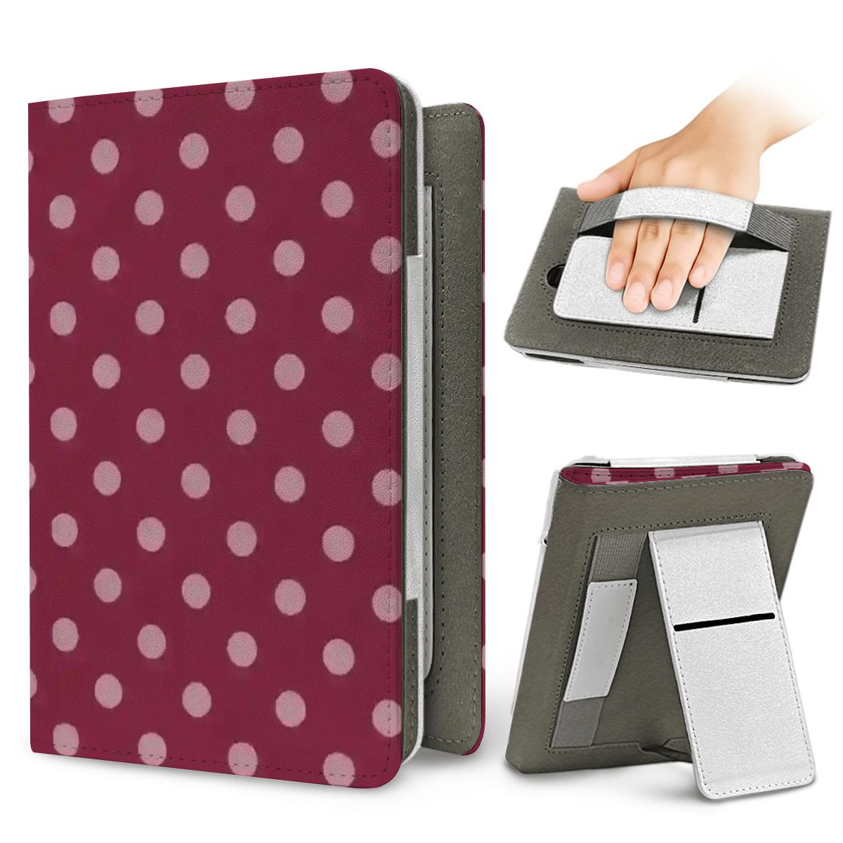 Wine Polka Dot Kindle case for Kindle Paperwhite, view 2