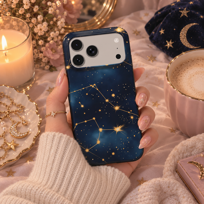 Celestial Constellations phone case – MagSafe iPhone case, styled photo