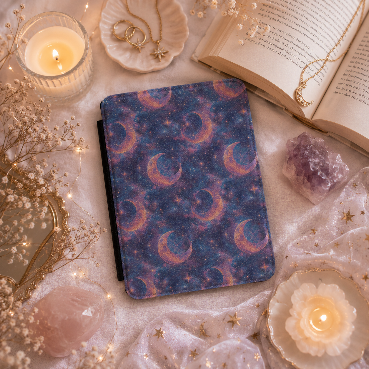 Celestial moons Kindle case — additional view