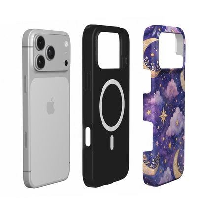 Celestial Moons phone case – MagSafe iPhone case, layer view