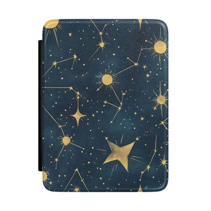 Celestial star chart Kindle case — night-sky constellation print