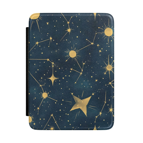 Celestial star chart Kindle case — night-sky constellation print