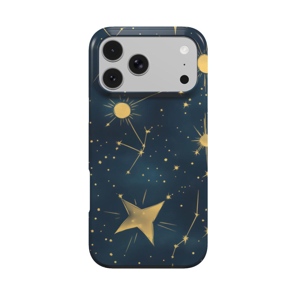Celestial Star Chart phone case – MagSafe iPhone case, front view