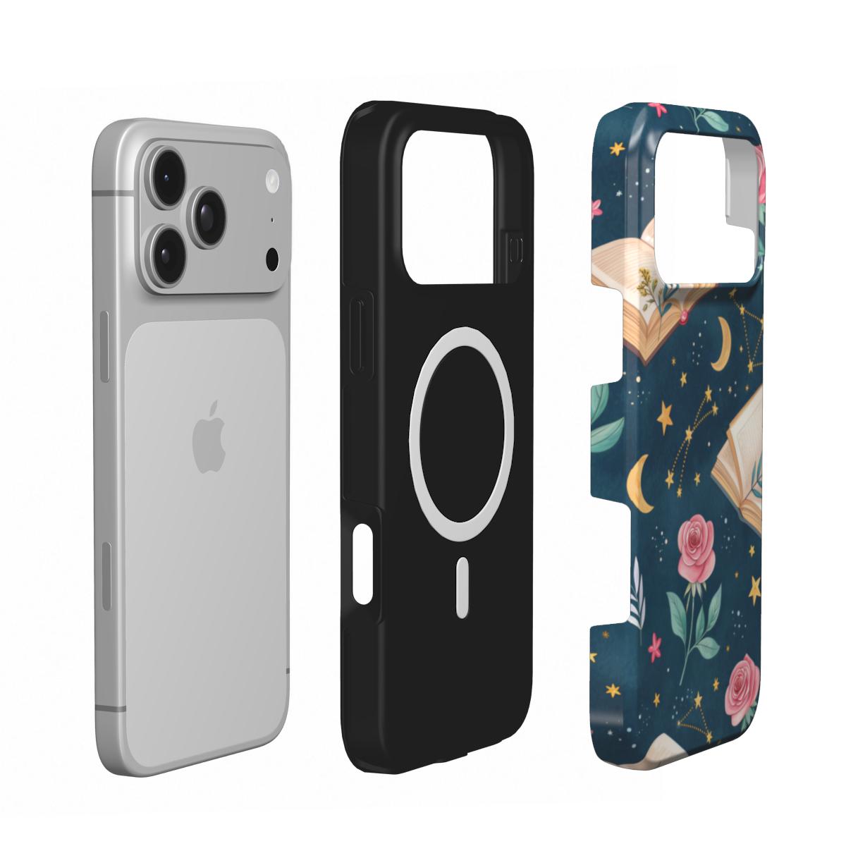 Celestial Storybook phone case – MagSafe iPhone case, layer view