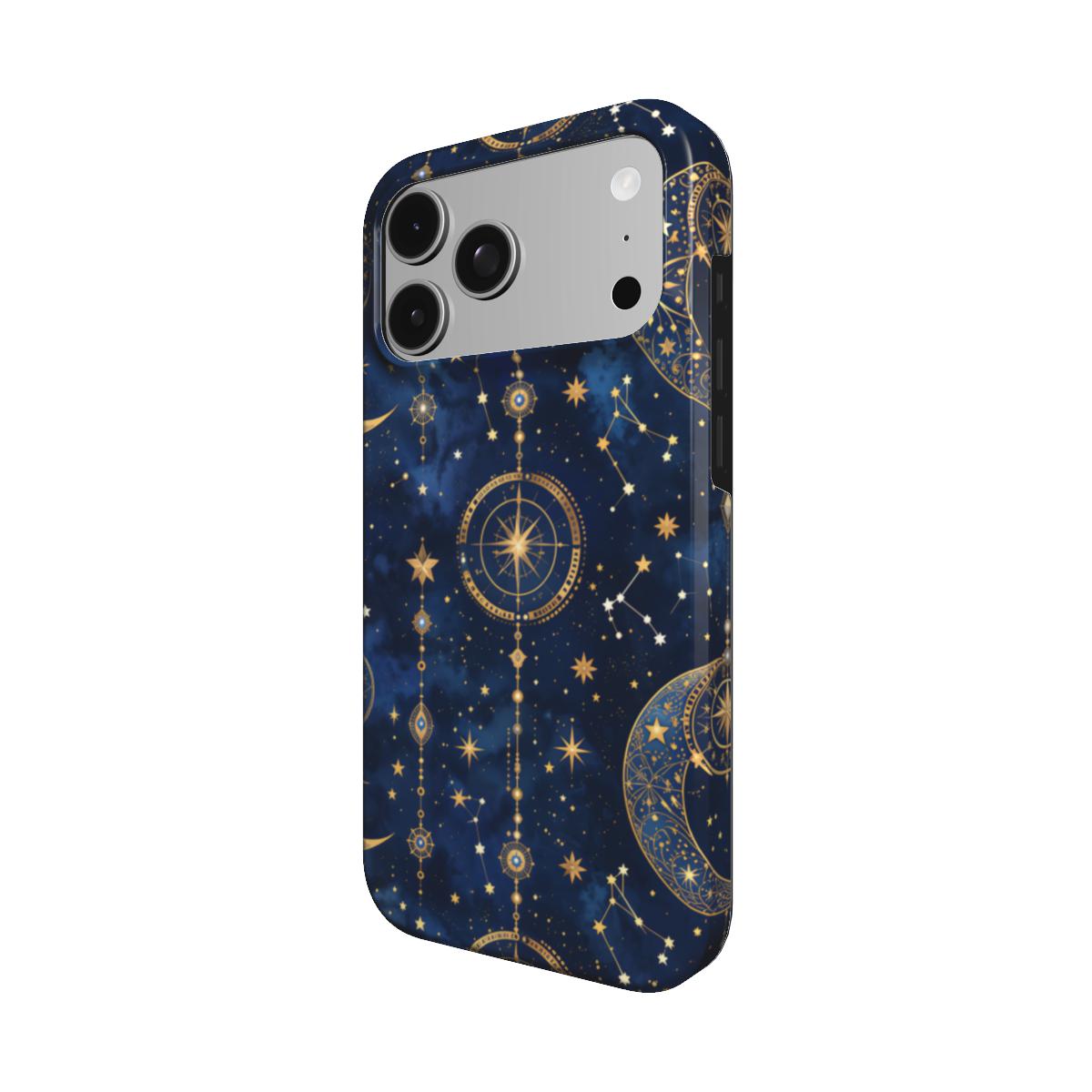 Celestial Tarot phone case – MagSafe iPhone case, angled view
