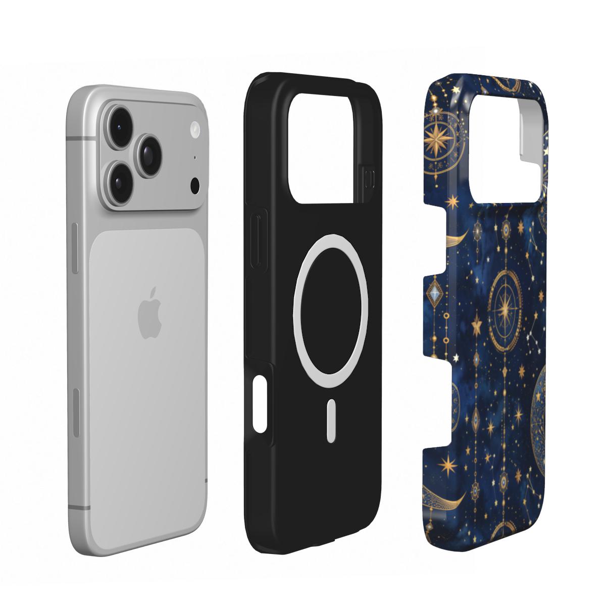 Celestial Tarot phone case – MagSafe iPhone case, layer view