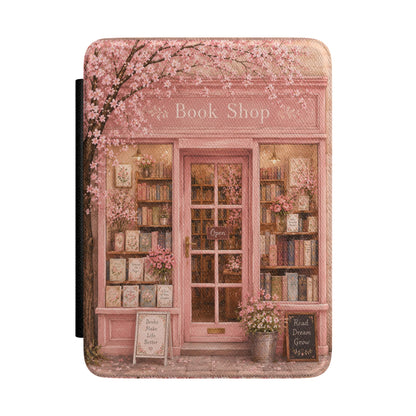 Cherry Blossom Bookshop Kindle case — cherry blossom bookshop print