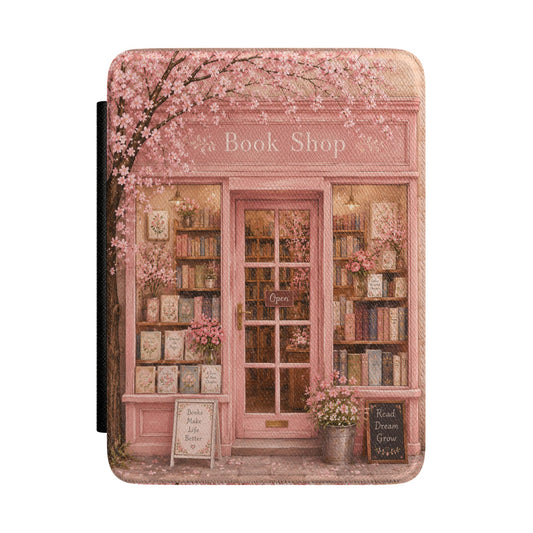 Cherry Blossom Bookshop Kindle case — cherry blossom bookshop print