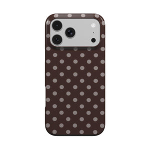 Chocolate Polka Dot Phone Case