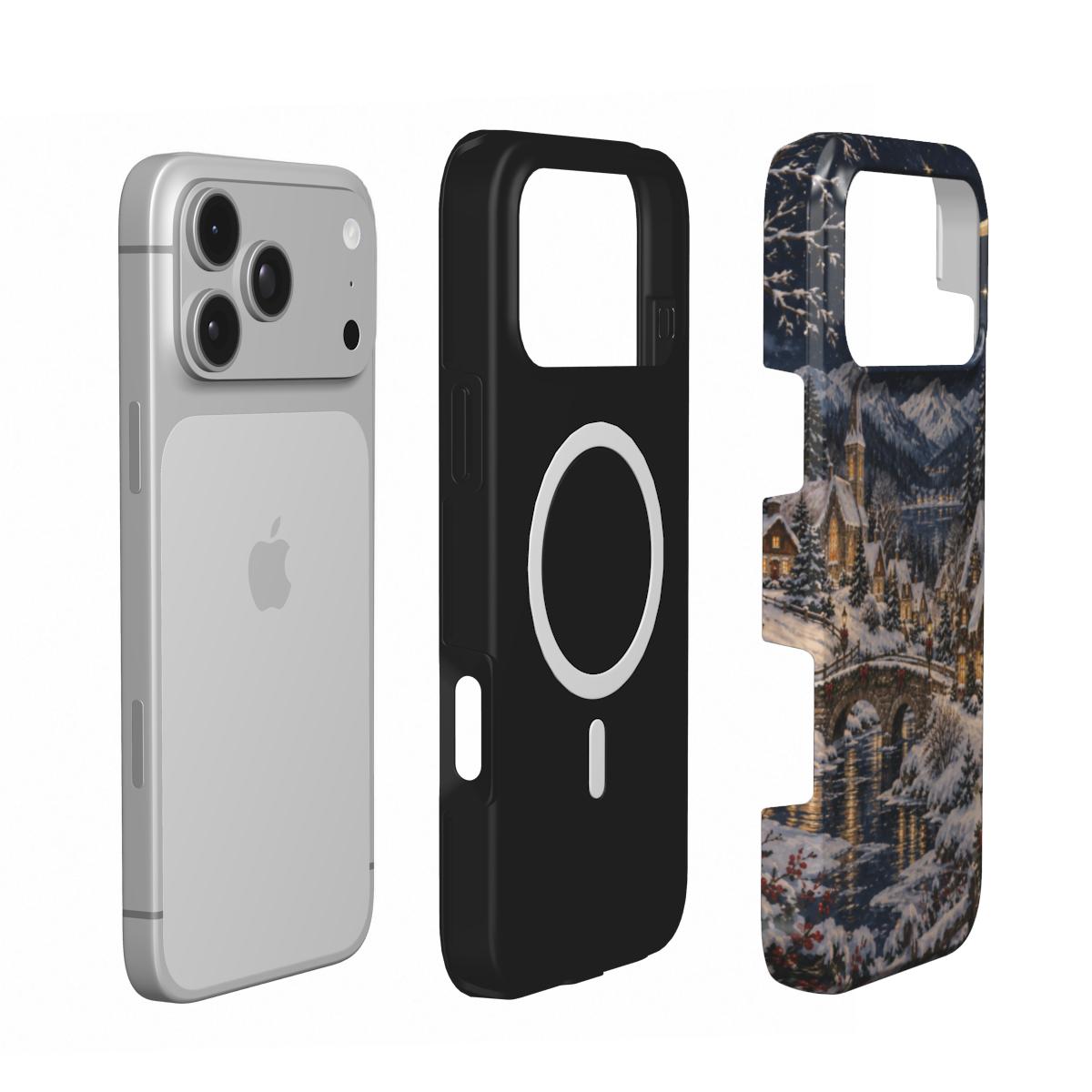 Christmas Village phone case – MagSafe iPhone case, second detail view