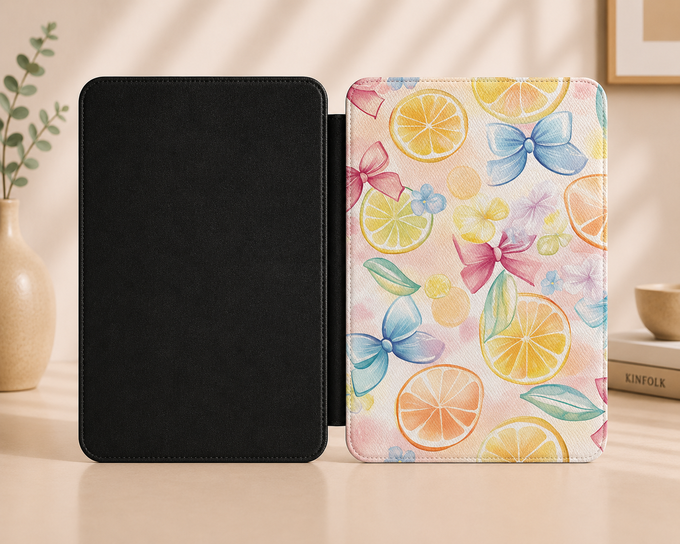 Citrus bows Kindle case — additional view