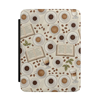 Coffee and Books Kindle case — coffee and books print