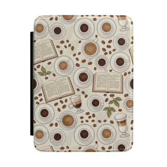 Coffee and Books Kindle case — coffee and books print